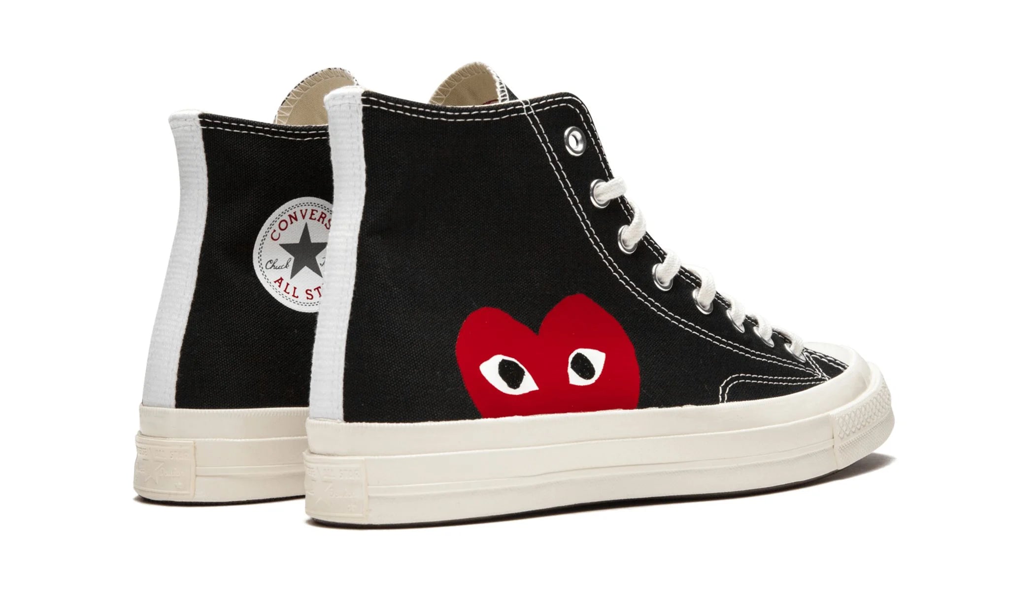 All stars comme des garçons zwart sale