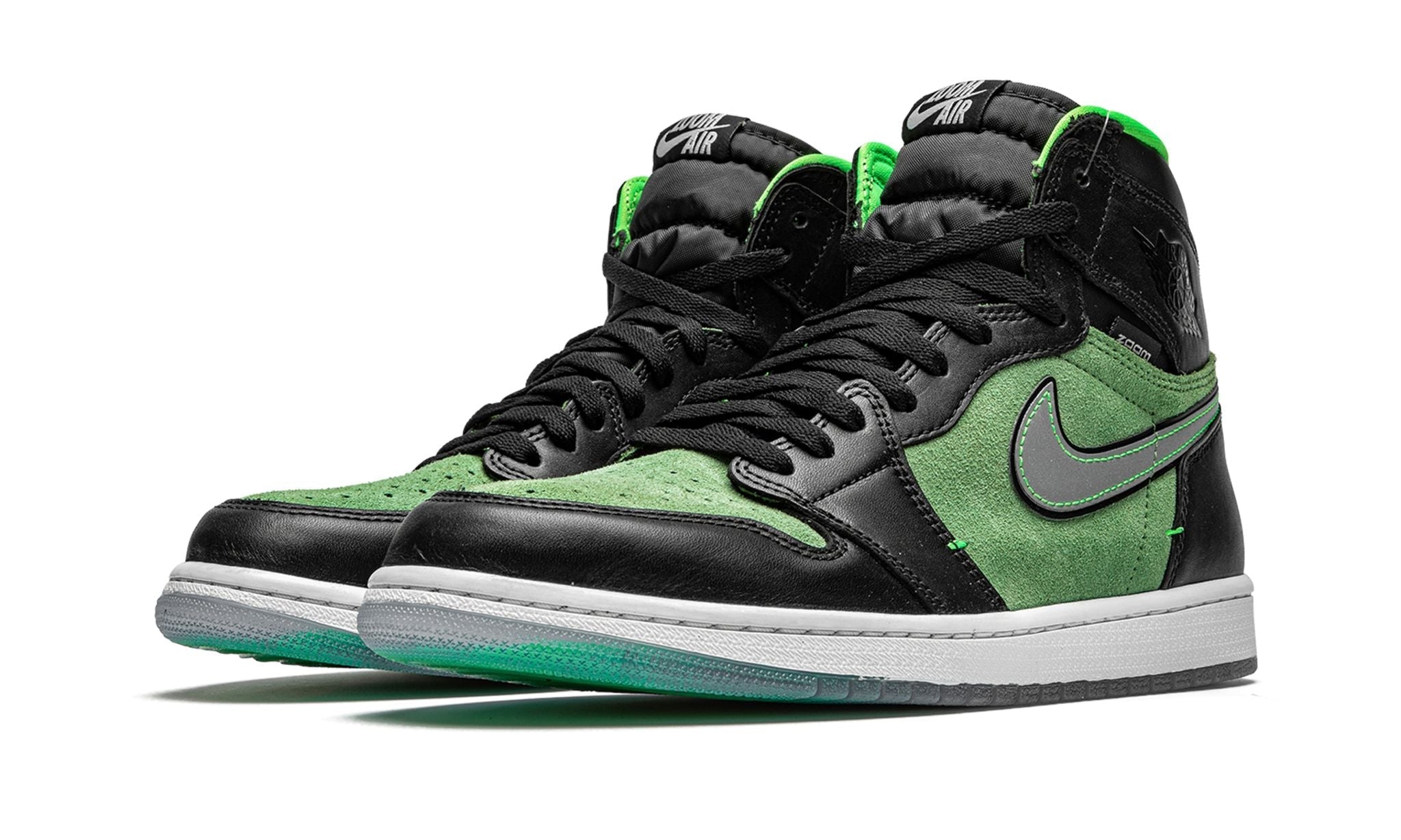 Air Jordan 1 Retro High Zoom Zen Green - - - Pirri - Jordan 1 High Zwart