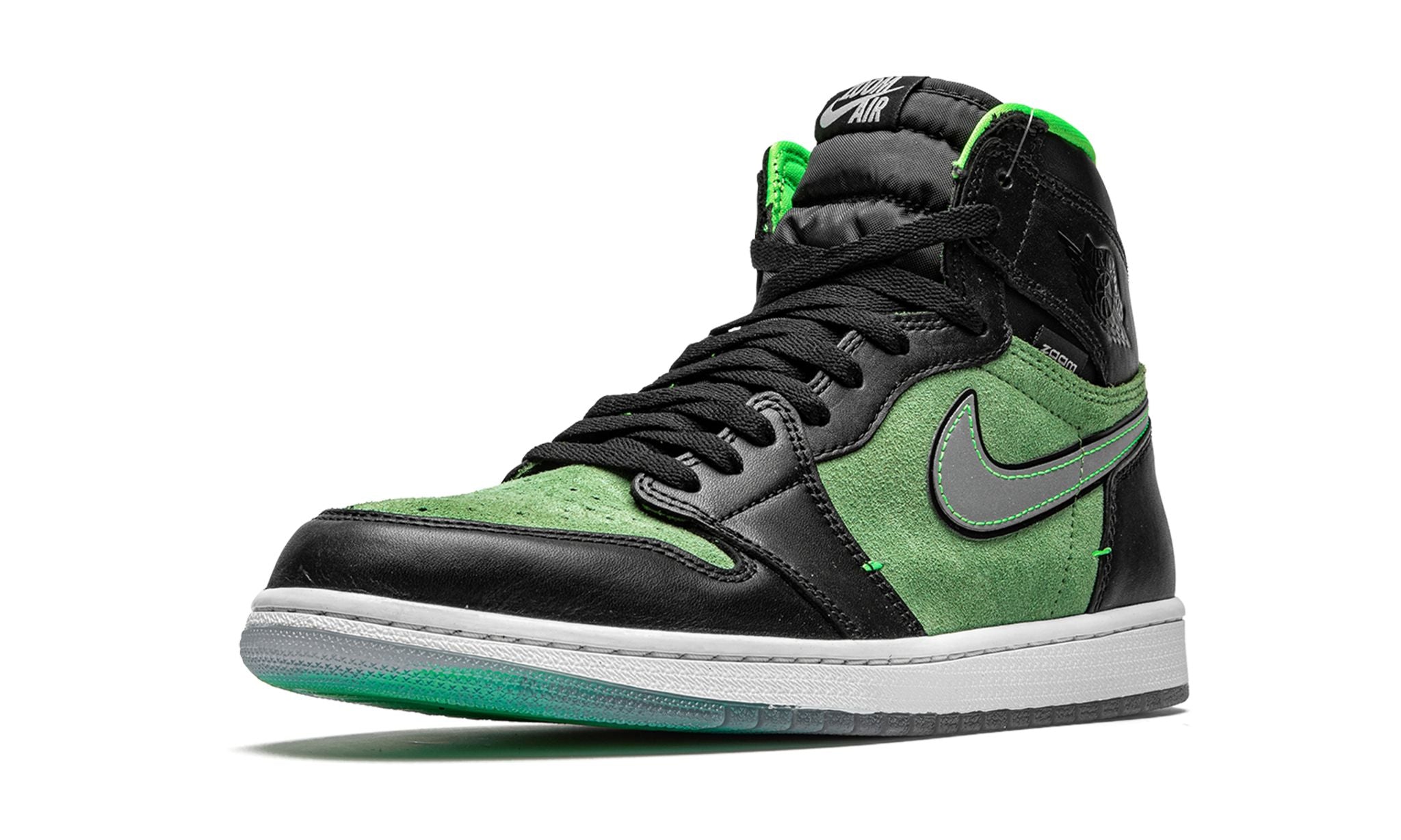 Air Jordan 1 Retro High Zoom Zen Green - - - Pirri - Jordan 1 High Zwart