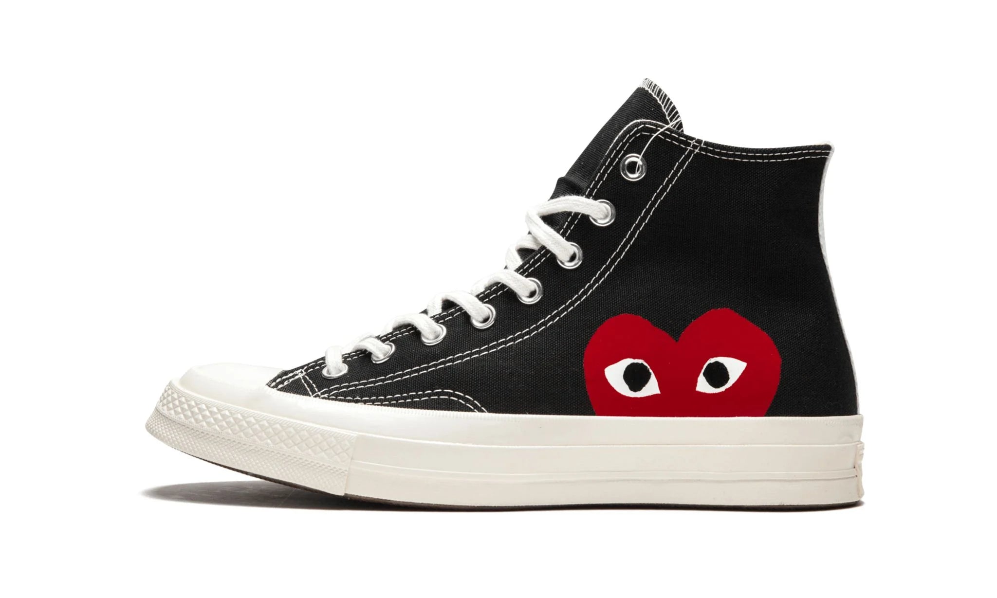 Converse Chuck Taylor All Star 70 Hi Comme des Garcons PLAY Black - Air Force 1 Zwart