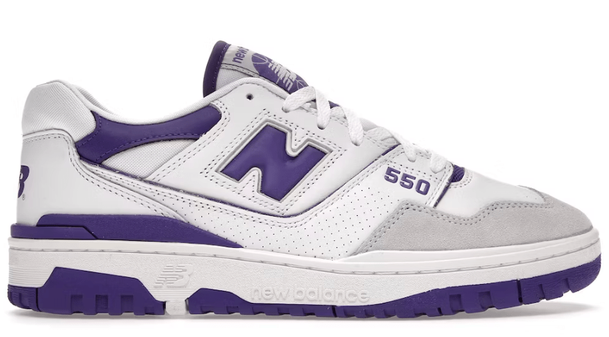 New Balance 550 White Purple - New Balance - Pirri - New Balance Paars