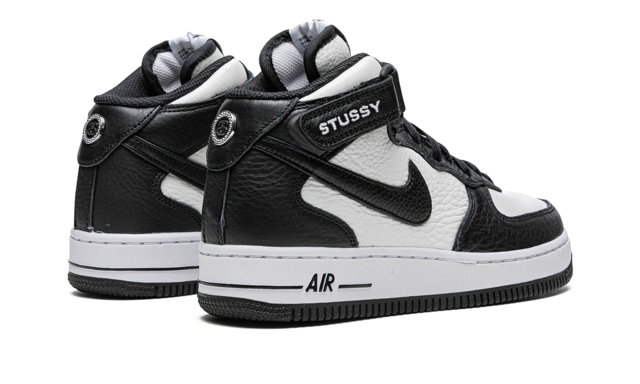 Nike Air Force 1 Mid Stussy Light Bone Black