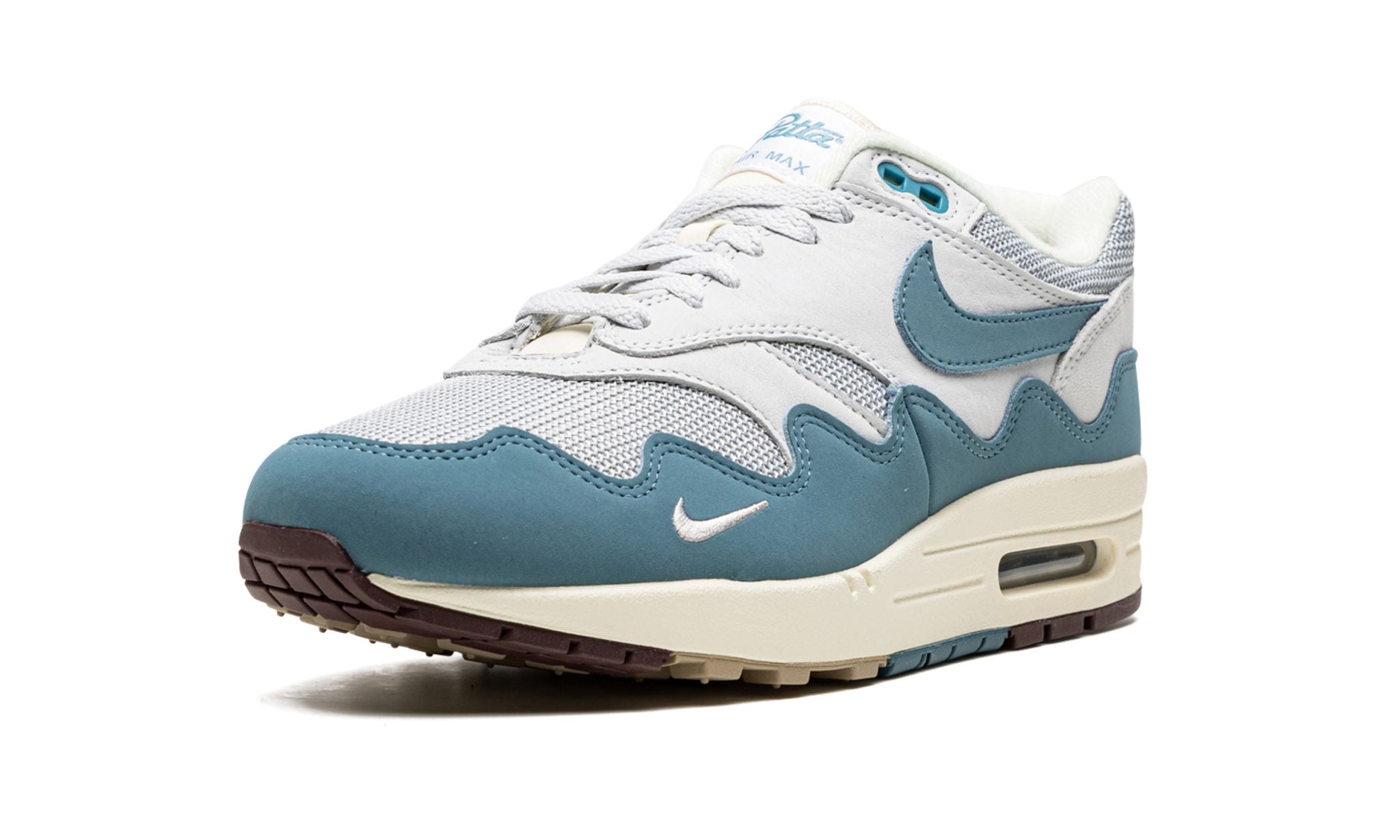 Nike Air Max 1 Patta Waves Noise Aqua (with Bracelet) - Lichtblauw ...