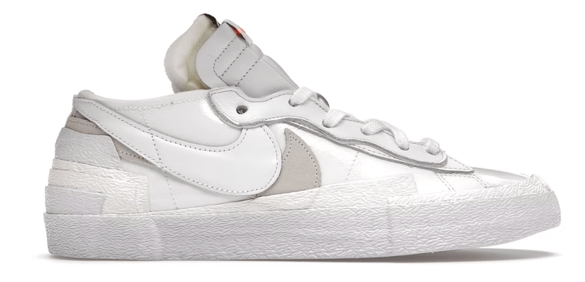 Nike Blazer Low Low Sacai White Patent Leather - Sacai - Pirri