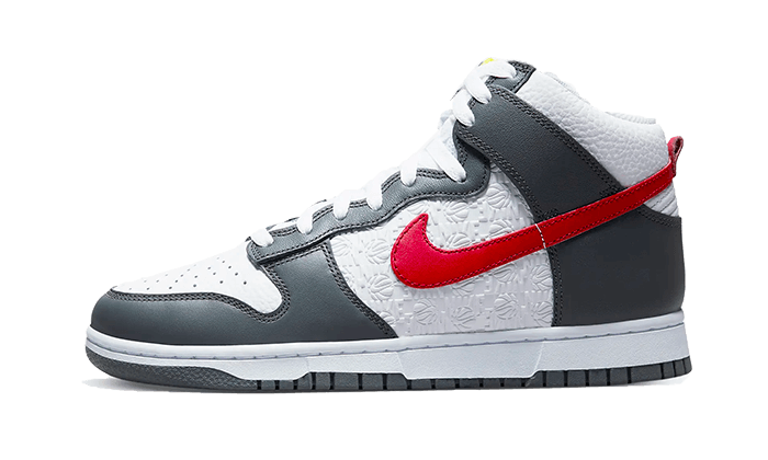 Nike Dunk High Embossed Basketball Grey Red - Dunk High - Pirri