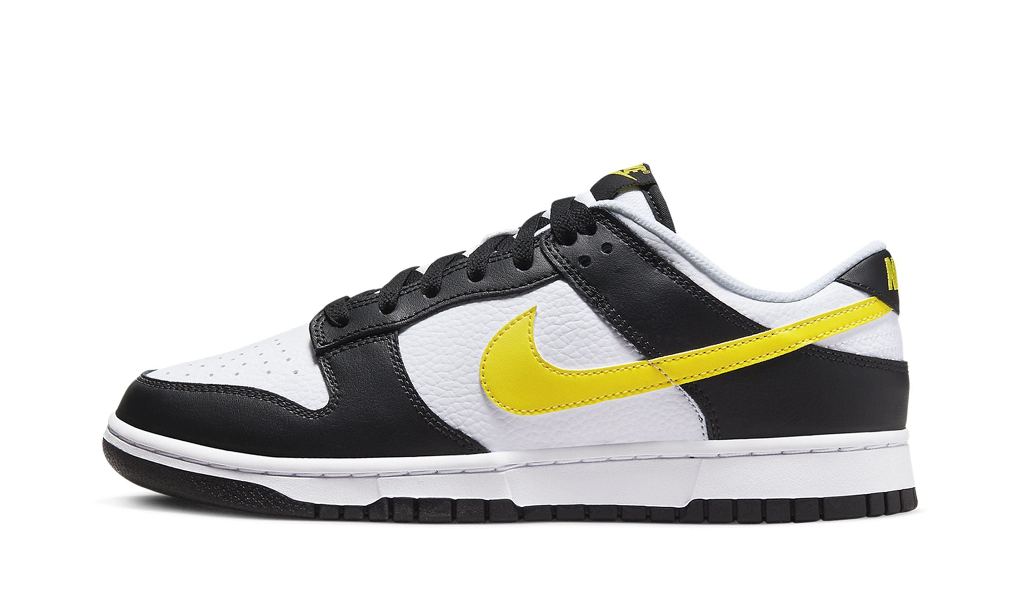 Nike Dunk Low Black Opti Yellow - Dunk Low Wit