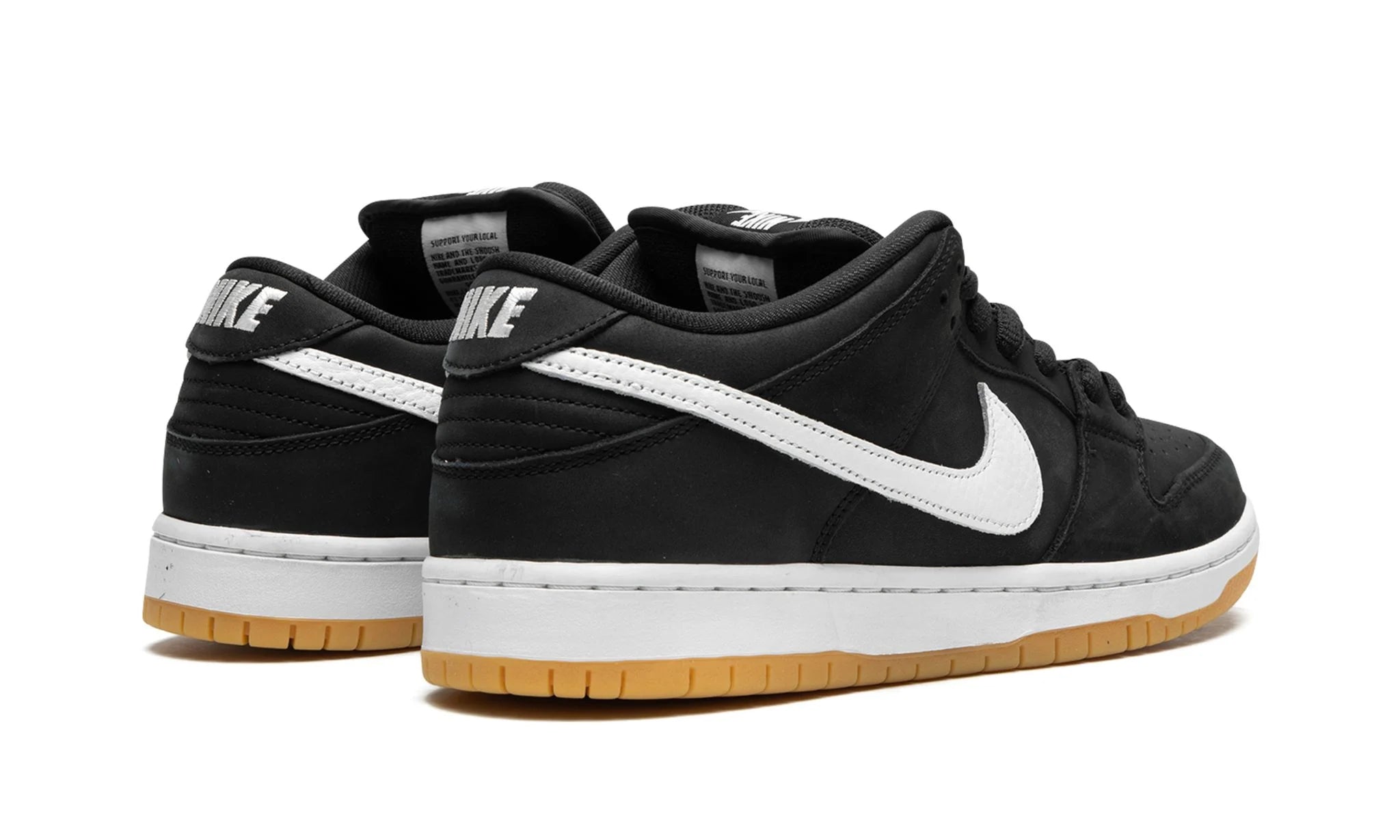 Nike SB Dunk Low Pro Black Gum - Dunk SB - Pirri - Dunk SB Zwart