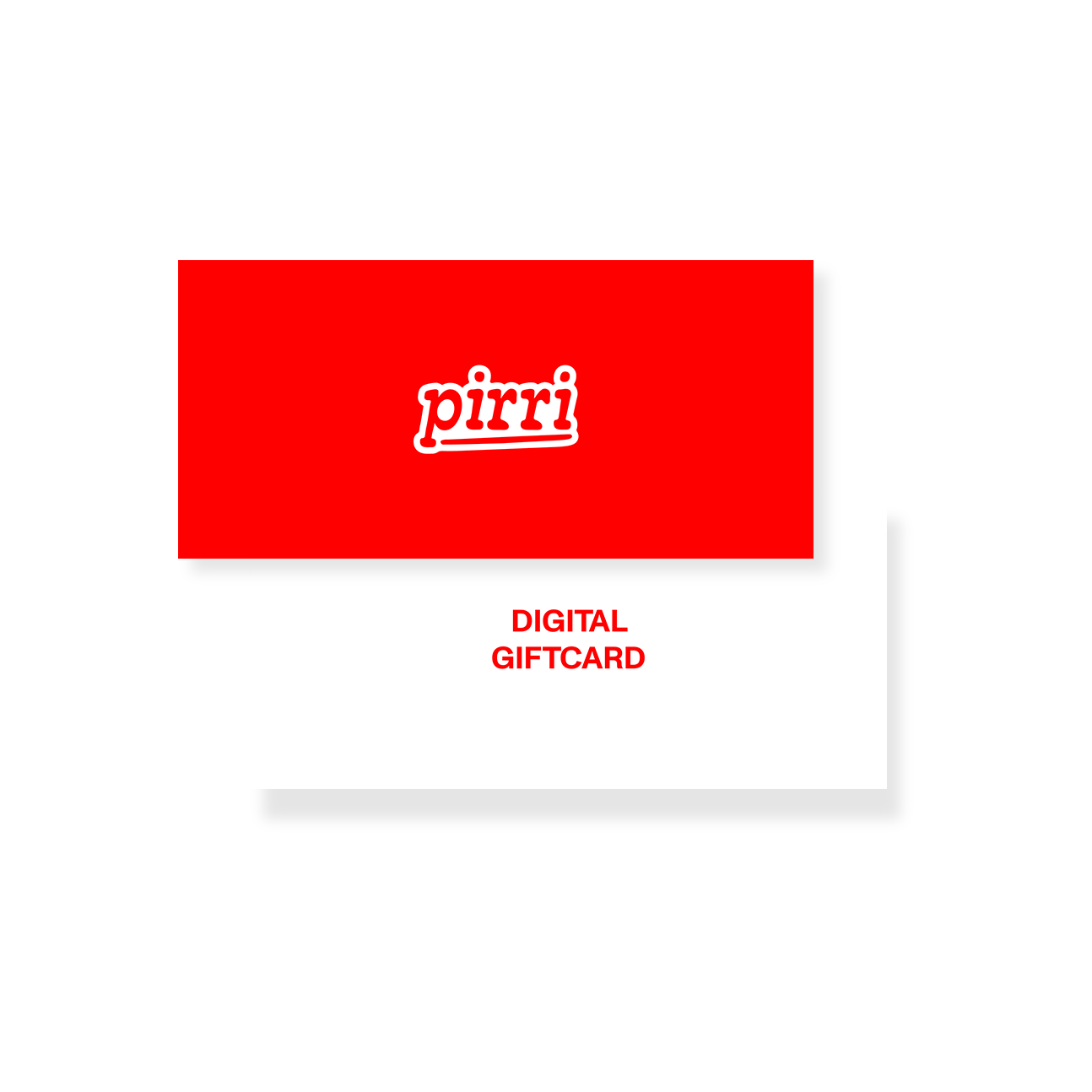 Pirri Giftcard - direct geleverd per e-mail! - - - Pirri